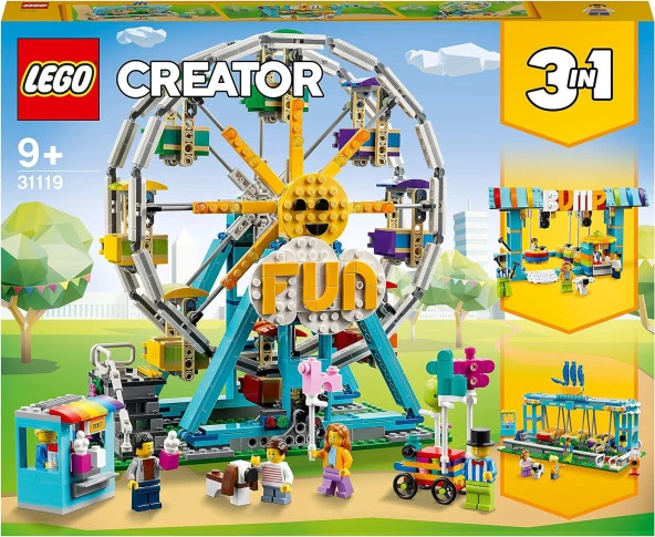 LEGO 31119 Creator 3’ü 1 Arada Dönme Dolap Lunapark Seti