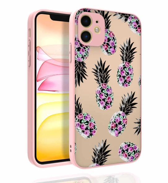 Apple iPhone 11 Kılıf Desenli Parlak Nora Kapak