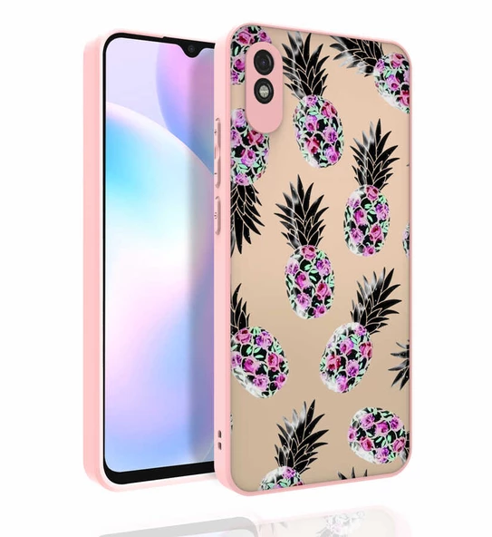 Xiaomi Redmi 9A Kılıf Desenli Parlak Nora Kapak - 3