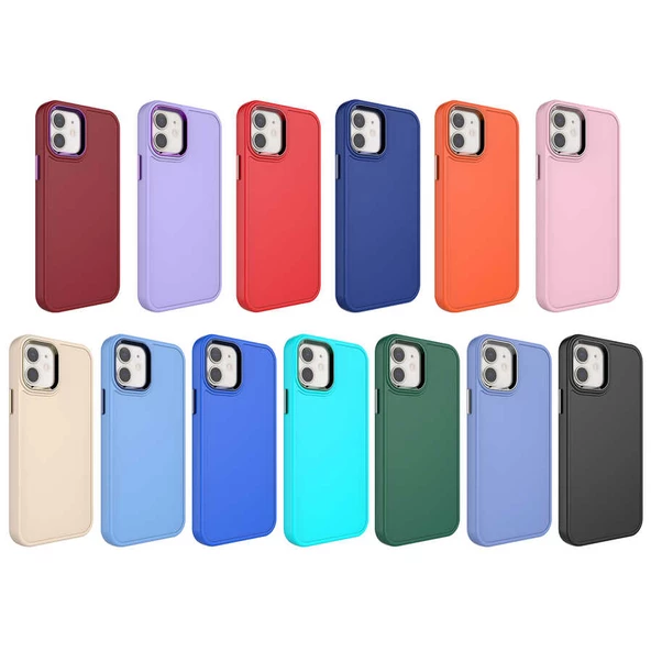 Apple iPhone 11 Kılıf Kamera Çerçeveli Arka Kısmı Temizlenebilir Kapak - 2