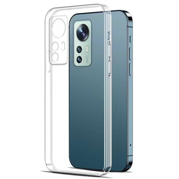 Xiaomi Mi 12 Lite Kılıf Şeffaf Silikon Hibrit Case Kapak - Resim 10