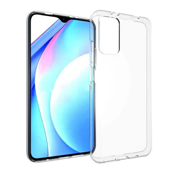 Xiaomi Redmi 9T Kılıf Kamera Korumalı Şeffaf Kapak