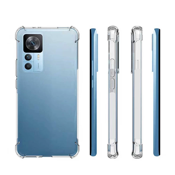 Xiaomi Mi 12T Pro Kılıf Şeffaf Nitro Anti Shock Kapak - 4