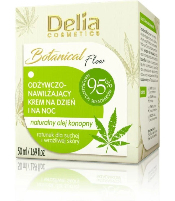 Delia Batanical Nourishing Mousturising %95 Organik Gündüz ve Gece Yüz Kremi 50 ml