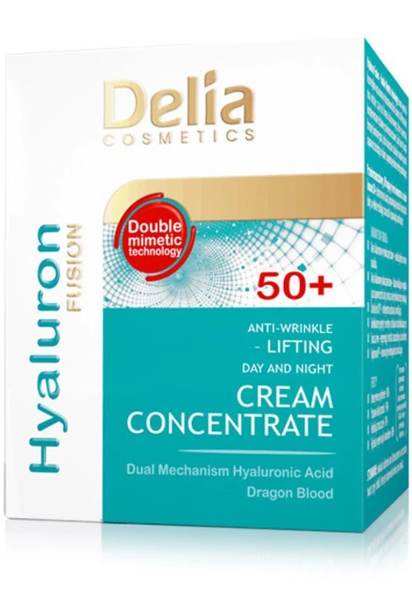 Delia Kırışıklık Karşıtı 50ml Gece ve Gündüz Kremi 50+ Hyaluron