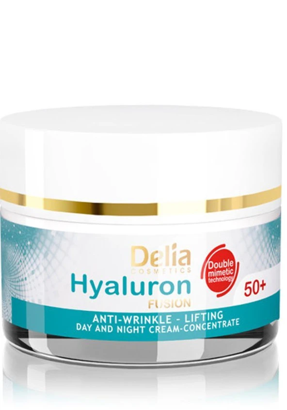 Delia Kırışıklık Karşıtı 50ml Gece ve Gündüz Kremi 50+ Hyaluron - 2
