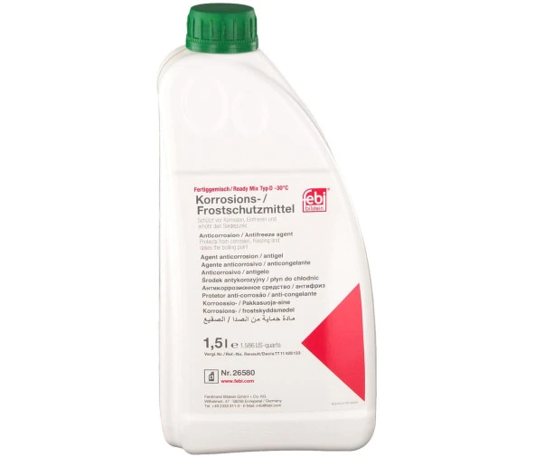 FEBİ ANTİFRİZ 1.5 LT YEŞİL (26580)