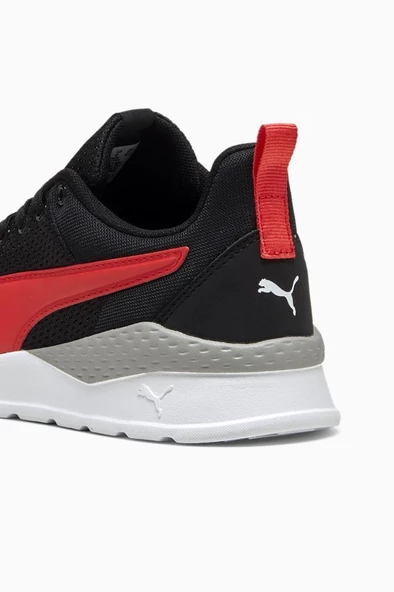 Puma Anzarun Lite Jr 372004 37 Unisex Yürüyüş ve Koşu Ayakkabısı Siyah Kırmızı 35,5-39 - Resim 3