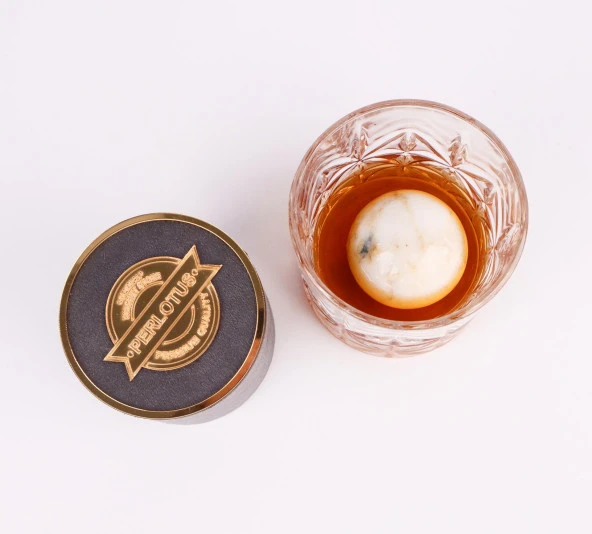 Perlotus Jupiter Seri Küre Granit Mermer Viski Taşı Premium Kutusunda - 6