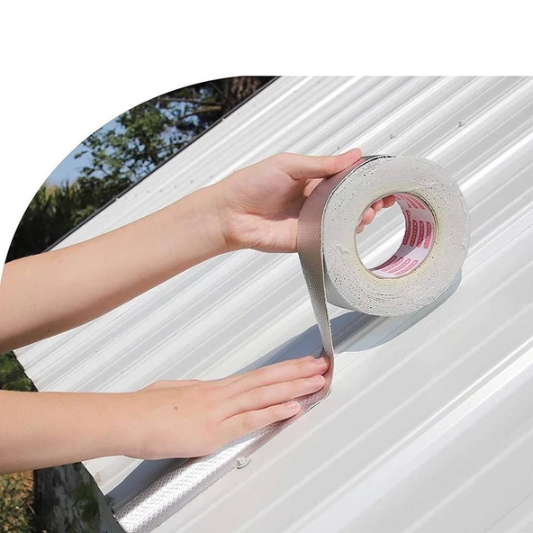 Ayt Sunup Süper Güçlü Su Sızdırmaz İzolasyon Ve Tamir Bandı Bütil Bant 10 cm Genişlik 2 Metre Uzunluk Esnek Bant - 4