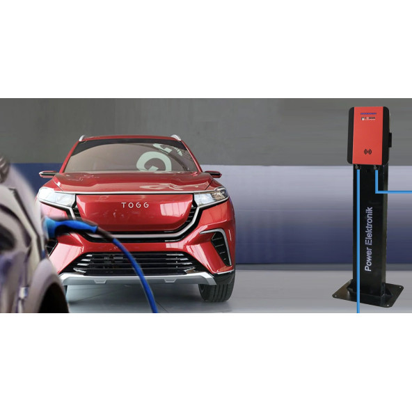 PWR33 HOME-EVS-22kW WALLBOX - TİP2 SOKET ÇIKIŞLI ELEKTRİKLİ ARAÇ ŞARJ CİHAZI-Elektrikli araç şarj istasyonu - 2