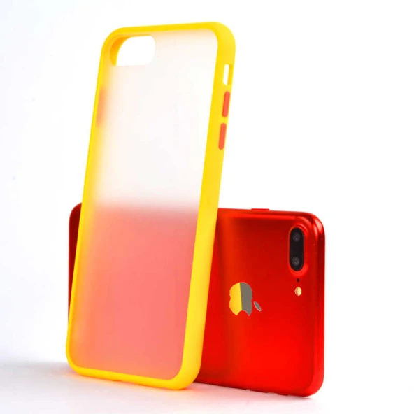 Apple iPhone 6 Plus / 6S Plus Kılıf Arka Buzlu Mat Kapak - 2