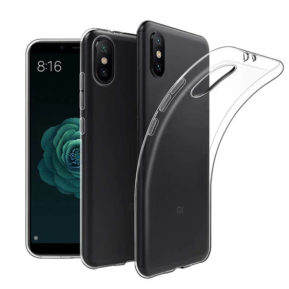 Xiaomi Mi 8 Kılıf Şeffaf Silikon Hibrit Case Kapak