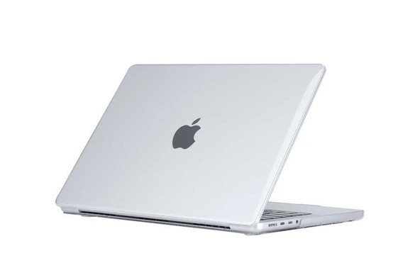 Apple Macbook Pro 16.2inç A2485 M1 2021 Kılıf Kristal Ön Arka Şeffaf Kapak TD - 11