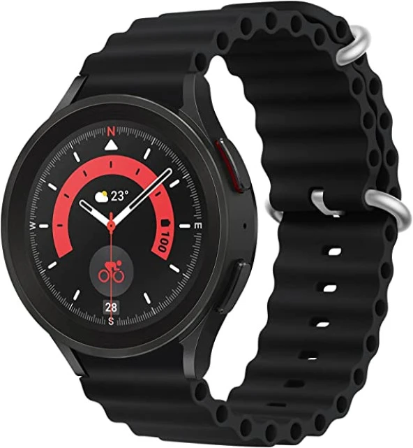 Samsung Galaxy Watch Gear S2 3 41 42 Active 2 40 44 mm Kordon Ocean Silikon Kordon 20mm