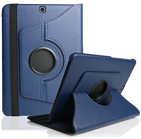 Samsung Galaxy Tab S2 9.7 T810 T813 T815 T819 Kılıf 360 Dönebilen Standlı Case - Resim 10