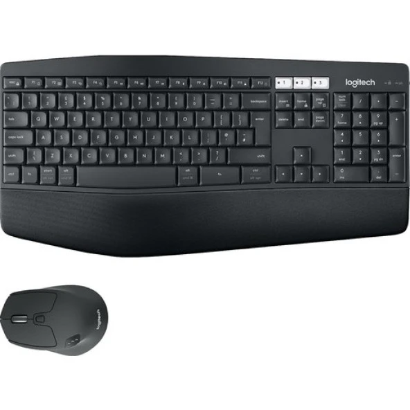 Logitech MK850 Performans Kablosuz Türkçe Klavye Mouse Seti - Siyah