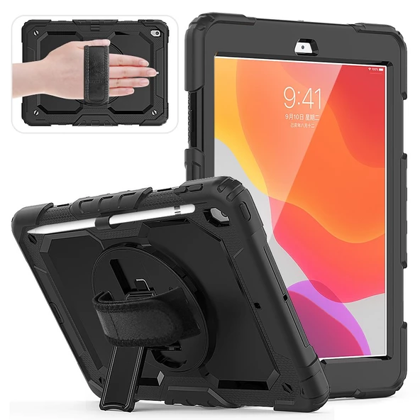 Apple iPad 9. 8. 7. Nesil 10.2" Kılıf Defender Askılı Pars Case Fuji 2019 2020 2021 2022 - 3