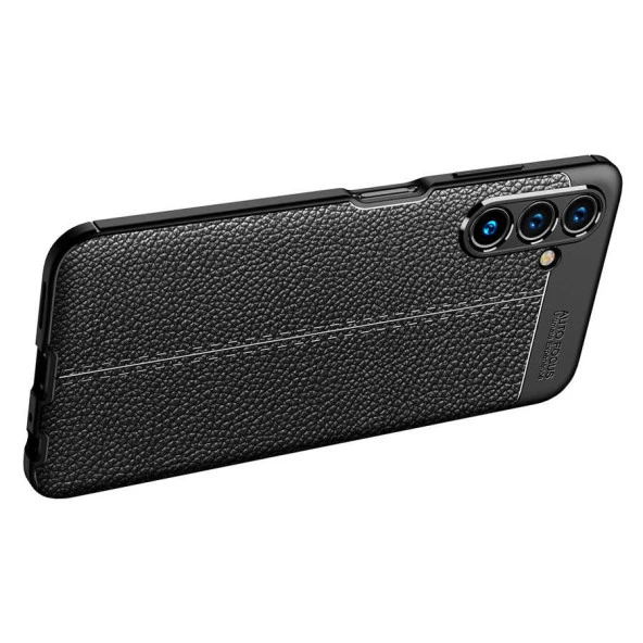 Samsung Galaxy A04S Kılıf Deri Tarzı Niss Silikon Case Kapak - 7