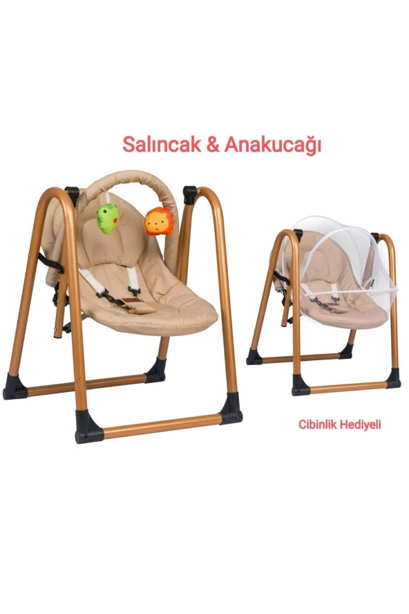 Lucca Salıncak Anakucağı Kolik Bebek Salıncağı Ev Tipi Salıncak
