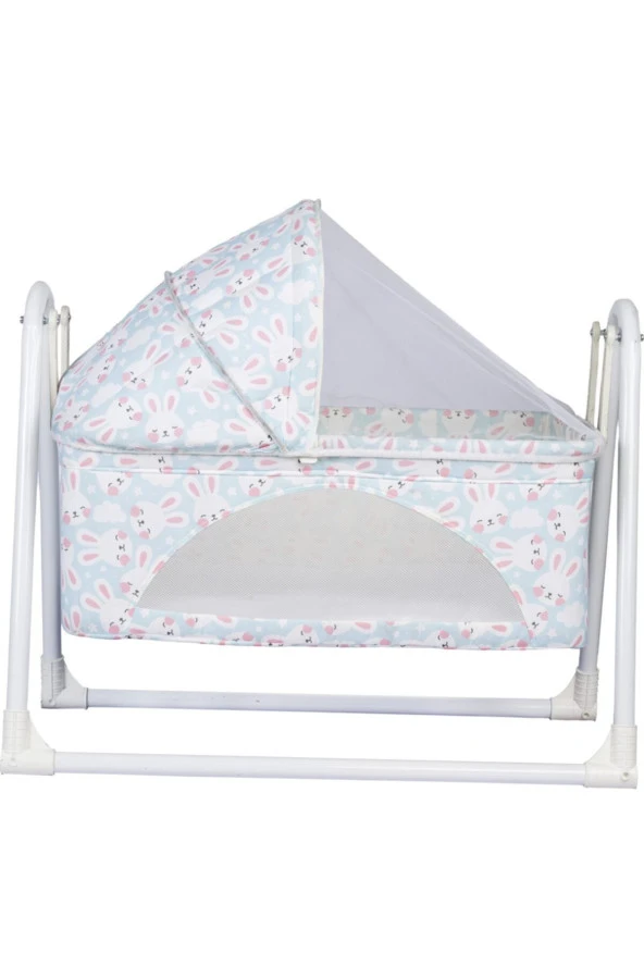 Comfort Rabbit Beşik Portatif Sallanır Sepet Bebek Beşiği - 2
