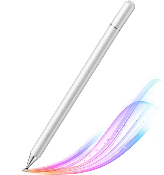 Dokunmatik Passive Stylus Kalem Tablet Telefon Bilgisayar Kalemi 2 in 1 - 10