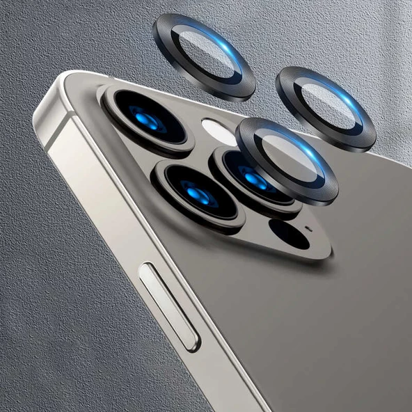 Apple iPhone 11 Pro Max Kamera Lens Koruyucu Çerçeveli Koruyucu CL-07 - 11