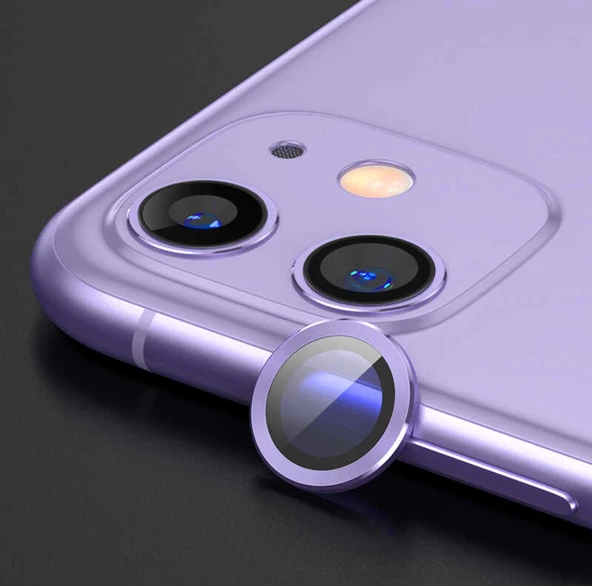 Apple iPhone 11 Kamera Lens Koruyucu Çerçeveli Koruyucu CL-07 - 6