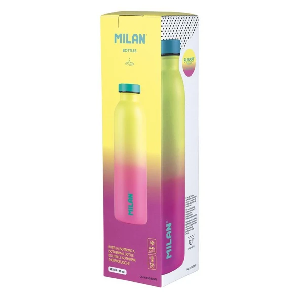 MILAN 643020SN SUNSET PASLANMAZ TERMOS MATARA 591ML - 7