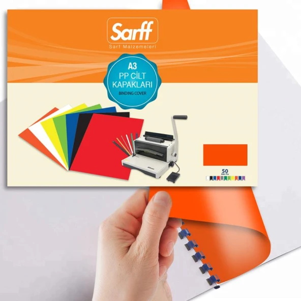 Sarff 450 Micron A3 OPAK TURUNCU PP KAPAK 50 li Paket - 2