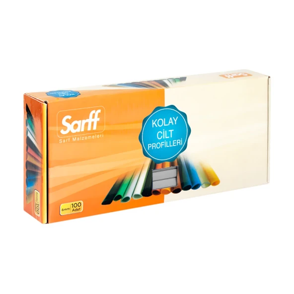 Sarff (6mm). SIRTLIK KIRMIZI 100 Lü Paket