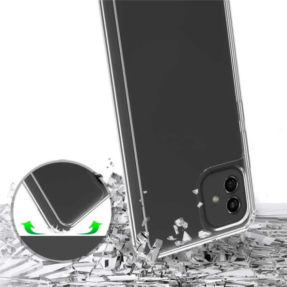 Samsung Galaxy A04 Kılıf 2mm Anti Shock Silikon - 3
