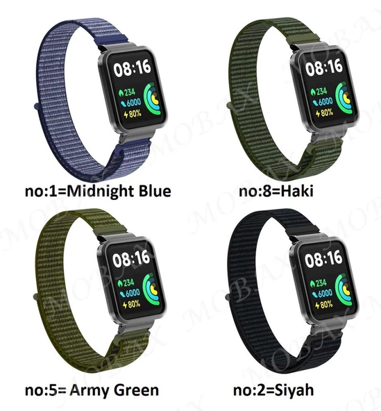 Xiaomi Redmi Watch 2 Lite Kordon Kasalı Hasır Kordon 61 - 2