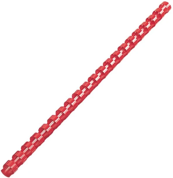 Sarff 10mm.KIRMIZI DELUX Plastik Spiral 100  Adet