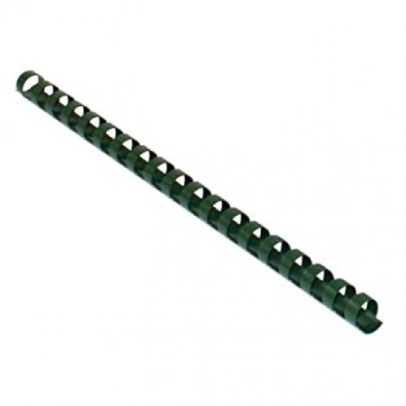 Sarff 18mm.YEŞİL DELUX Plastik Spiral 100 Adet.