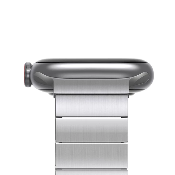 Apple Watch 10 42mm - 38/40/41mm Kordon Mıknatıslı Baklalı Metal Kordon 2/3/4/5/6/se/7/8/9 - 9