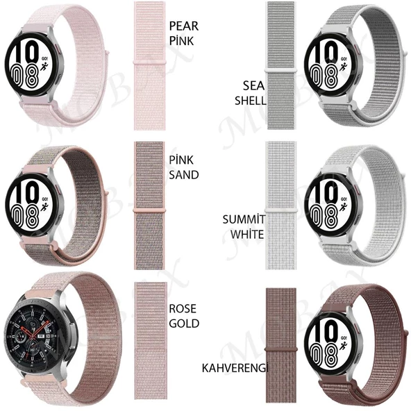 Amazfit GTS Bip Lite S GTR 42mm Kordon Hasır Kordon - 9