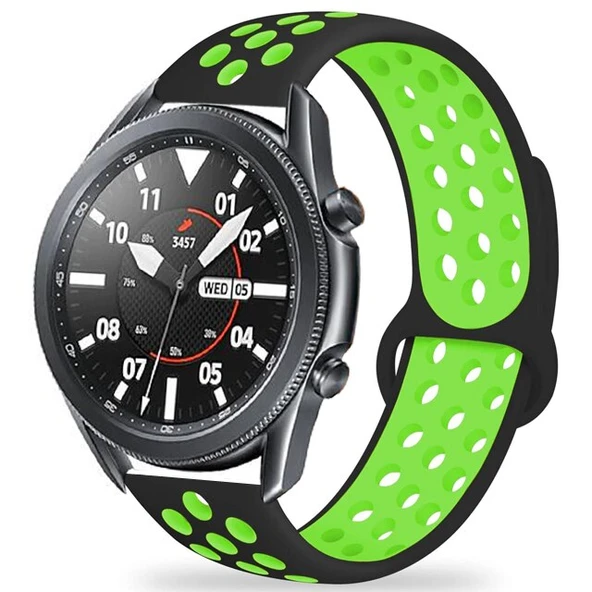 Huawei Watch GT GT2 GT3 GT4 42mm/Honor Magic 2 Kordon Delikli Spor Kordon - 12