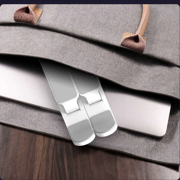 Laptop Standı Matebook Macbook Notebook Tablet Laptop Kademeli Yükseltici P1 - 8