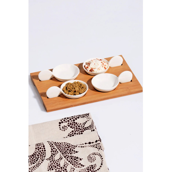 Kitchen World 4'Lü Bambu Standlı