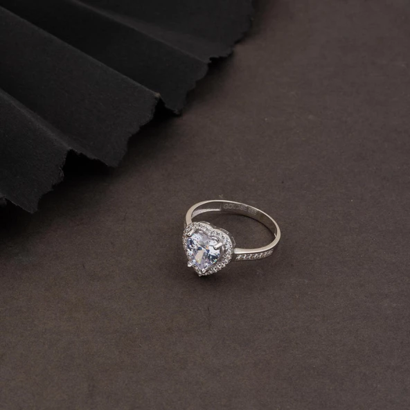 Kalpli 14 Ayar Altın Tektaş Yüzük - Resim 5