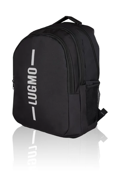 Su Geçirmez Üç Gözlü Okul Çantası Ortaokul Çantası Lise Çantası Yıkanabilir Gri - 3