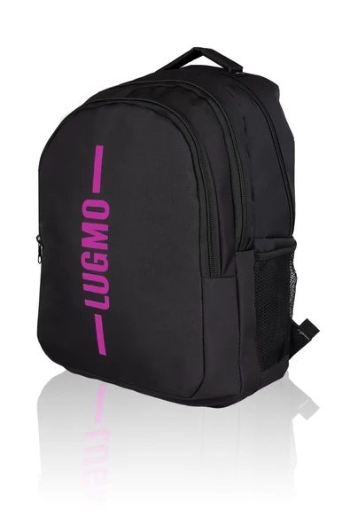 Su Geçirmez Üç Gözlü Okul Çantası Ortaokul Çantası Lise Çantası Yıkanabilir Pembe - 3