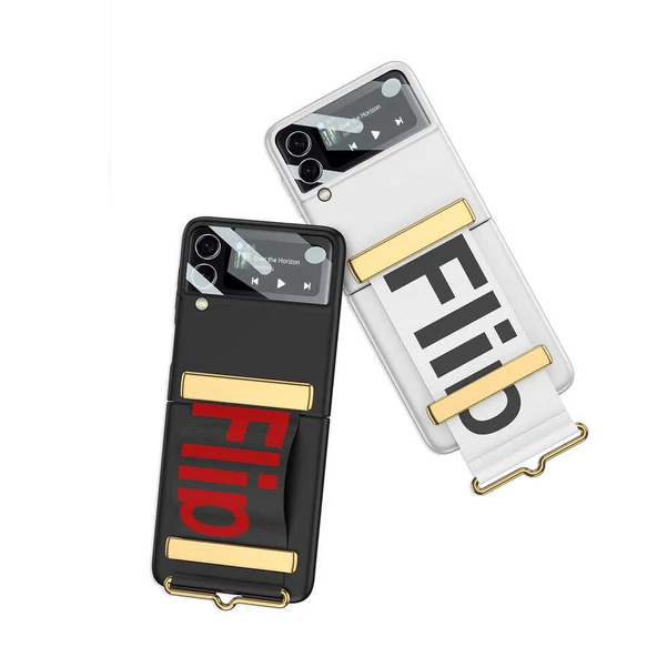 Samsung Galaxy Z Flip 3 Kılıf Flio Kıpta Kapak - 8