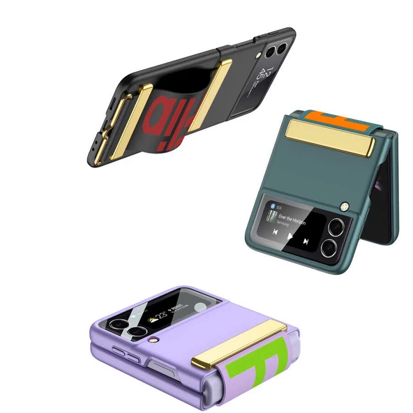 Samsung Galaxy Z Flip 3 Kılıf Flio Kıpta Kapak - 12