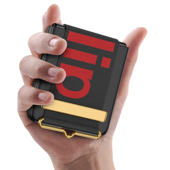 Samsung Galaxy Z Flip 3 Kılıf Flio Kıpta Kapak - 7