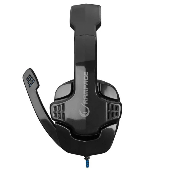 Rampage SN-R9 X-SENSE Siyah/Mavi Gaming Oyuncu Mikrofonlu Kulaklık - 3