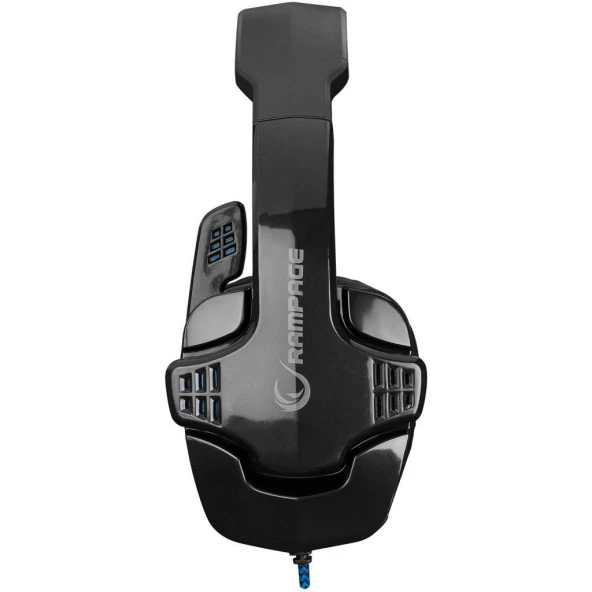 Rampage SN-R9 X-SENSE Siyah/Mavi Gaming Oyuncu Mikrofonlu Kulaklık - 4