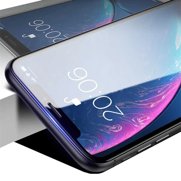 Apple iPhone XS 5.8 Davin 5D Cam Ekran Koruyucu - Resim 5