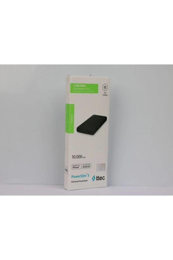 Ttec Powerslim S Powerbank Şarj Cihazı 10000mah Siyah - 2bb135s - 7